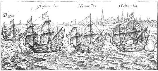 journael-van-de-reyse-der-hollandtsche-schepen-in-1595-voeren-vier-amsterdamse-schepen-voor-het-eerst-naar-azie