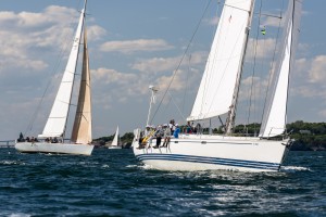 Nix sailing in the Newport Bermuda Race.