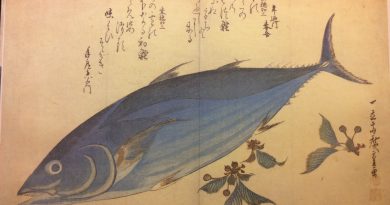 Tonijn-citroen pasta Springende tonijn door Hiroshige Utagawa