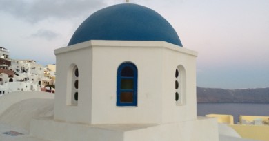 Blauwe koepel op Kreta