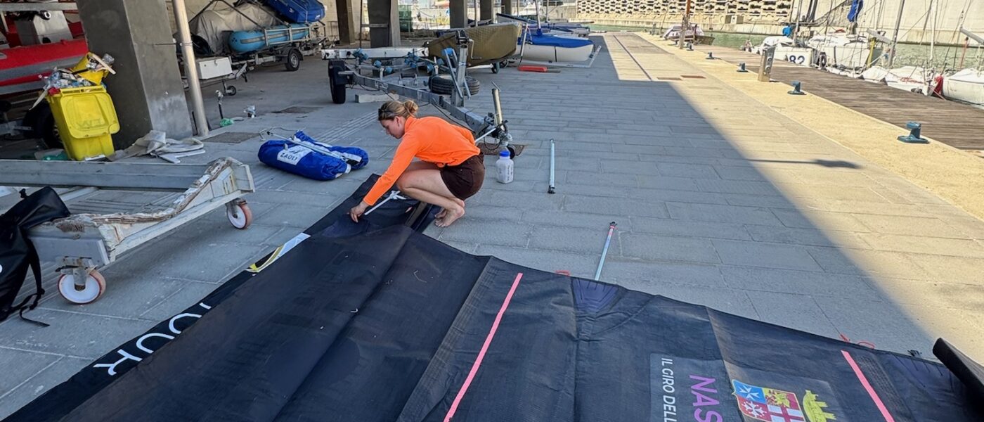 Femke gaat van Volvo 60 naar foilende Figaro