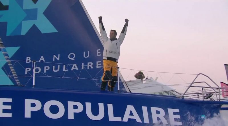 Winnaar Armel le Cléach van de Vendée Globe 2016